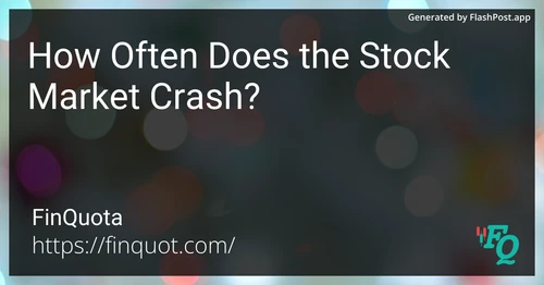 How Often Does the Stock Market Crash?