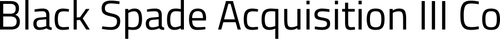 Logo Black Spade Acquisition III Co Class A Ordinary Shares