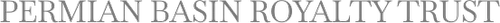 Logo Permian Basin Royalty Trust