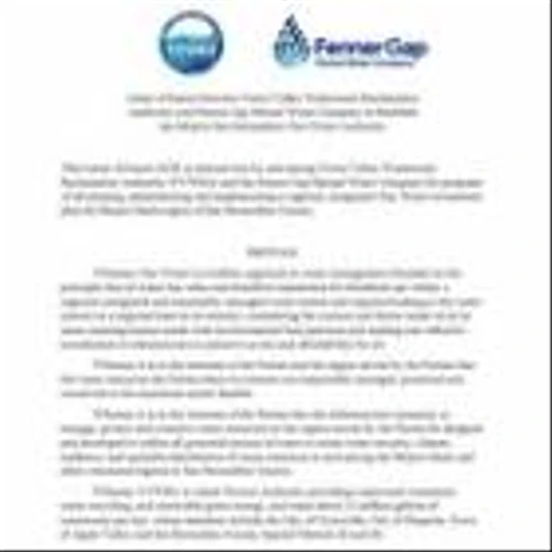 Fenner Gap and Victor Valley Water Agencies Launch "One Water" Plan