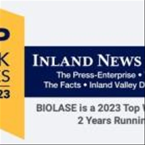 BIOLASE RECEIVES SECOND TOP WORKPLACES 2023 AWARD