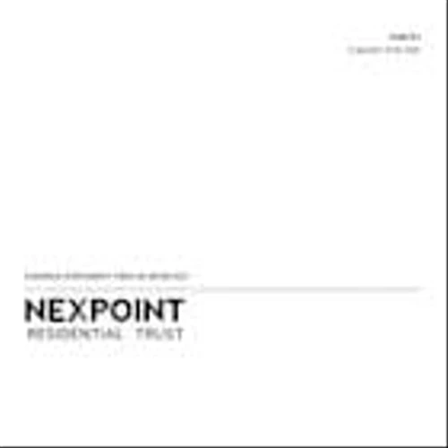 NEXPOINT RESIDENTIAL TRUST, INC. REPORTS FIRST QUARTER 2025 RESULTS