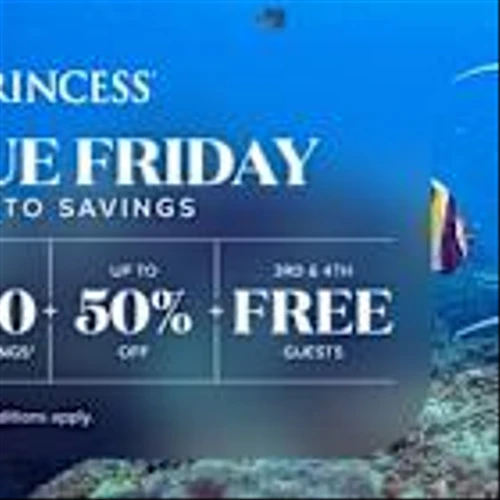 Blue Is the New Black! Princess Cruises "Blue Friday" Deals Available Now