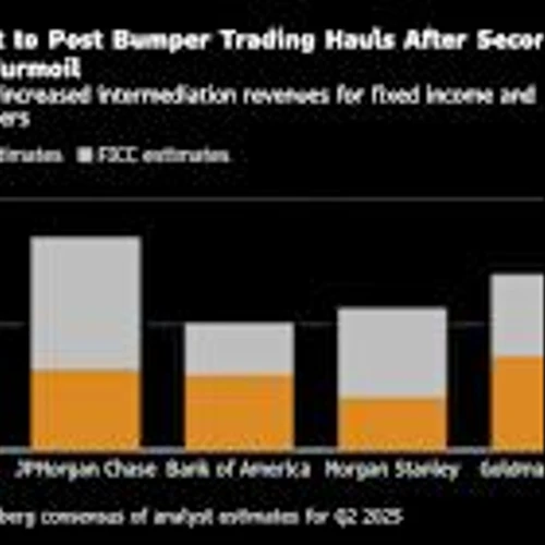 Big US Banks Set to Post Trading Gains on Trump’s Tariff Turmoil