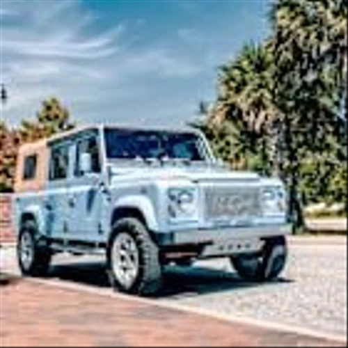This Lotus Baby Blue Land Rover Defender 110 Is A Coastal Classic Built for Nantucket