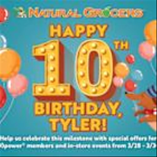 Natural Grocers® Invites Tyler, Texas Customers to Celebrate Store's 10th Anniversary March 28-30, 2025