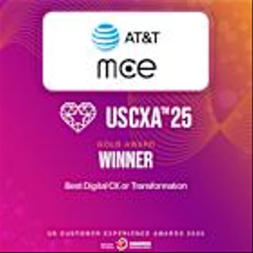 MCE Systems and AT&T Land Gold Prize in 2025 U.S. Customer Experience Awards for "Best Digital CX"