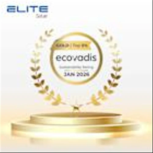 ELITE Solar Awarded EcoVadis Gold Rating for Sustainability Performance