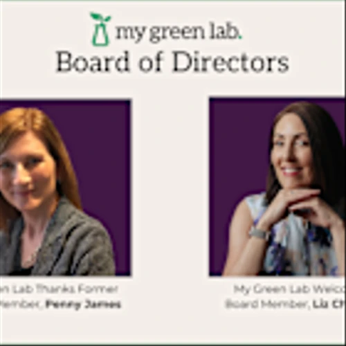 My Green Lab Thanks Board Member Penny James for Her Service and Welcomes Liz Chatwin to the Board of Directors