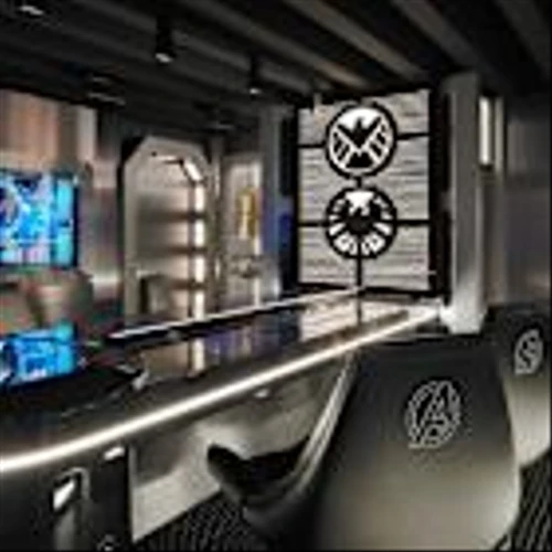 An Avengers Office and a Frank Sinatra Garage? They Built Their Own Disneyland.