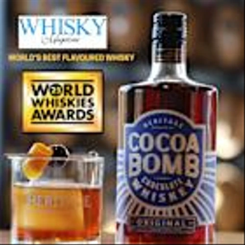 Heritage Distilling Co. Cocoa Bomb Chocolate Whiskey Named “World’s Best Flavored Whiskey” at Whisky Magazine’s World Whiskies Awards