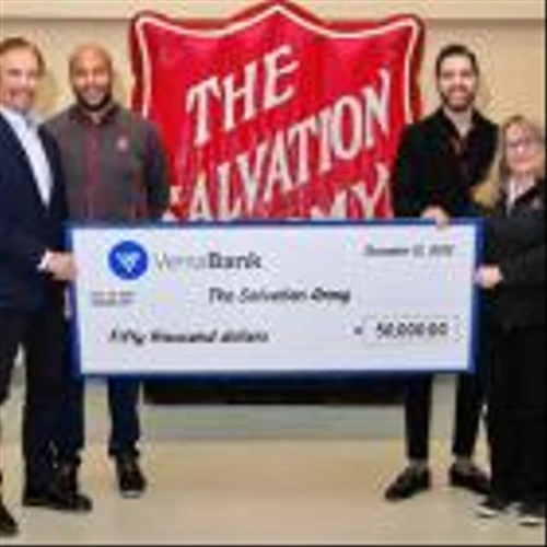 VersaBank donates $50,000 to Salvation Army to support Harvest Hope food security campaign