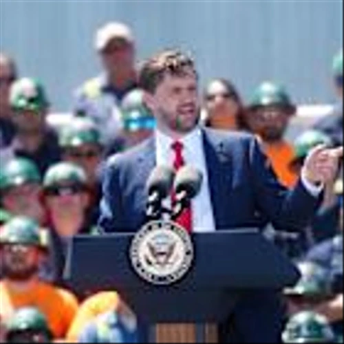 Vance heralds 'industrial renaissance' in his visit to a South Carolina steel plant