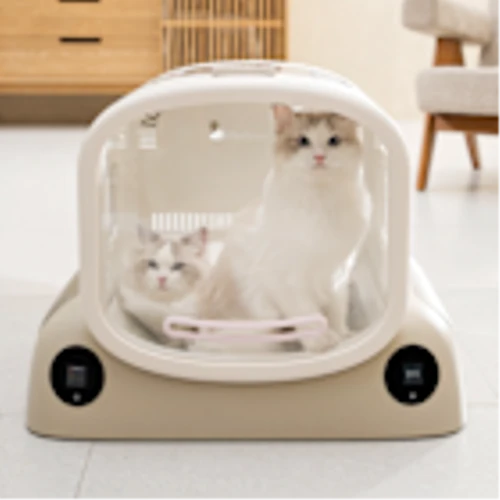 Tranquil Drying with PetSnowy’s SMILE Pet Dryer Box