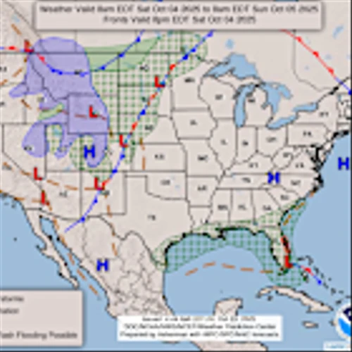 'Stark' forecast predicts uneven weekend weather