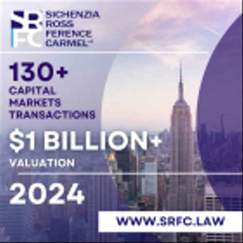 Sichenzia Ross Ference Carmel LLP Closes Over 130 Capital Markets Transactions Valued at Over $1 Billion in 2024