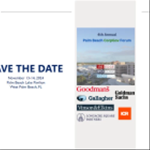Save the Date: 4th Palm Beach CorpGov Forum Nov. 13-14