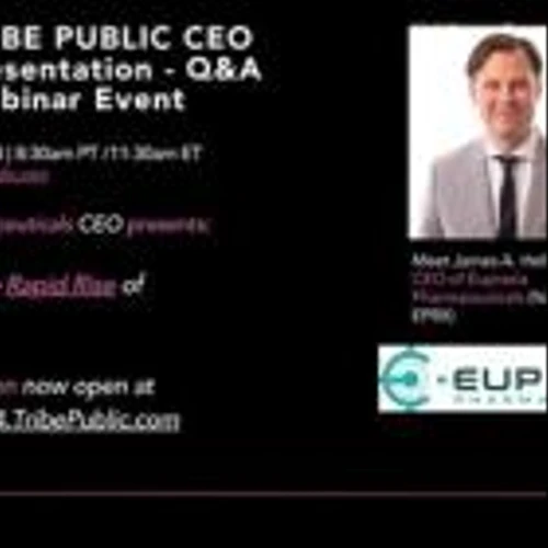 Eupraxia Pharmaceuticals' CEO Dr. James Helliwell to Participate in Webinar Event, "Exploring the Rapid Rise of Osteoarthritis" on July 9, 2024