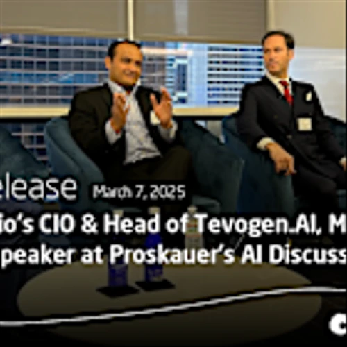 Tevogen Bio’s CIO & Head of Tevogen.AI, Mittul Mehta, Featured Speaker at Proskauer’s AI Discussion Panel