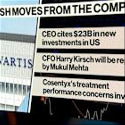 Novartis CEO on Psoriasis Drug, China Growth, Tariffs, M&A