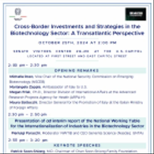 Genenta’s CEO to present at the U.S. Senate meeting on “Cross-Border Investments and Strategies in the Biotechnology Sector: A Transatlantic Perspective”