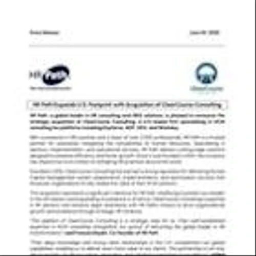HR Path Expands U.S. Footprint with Acquisition of ClearCourse Consulting