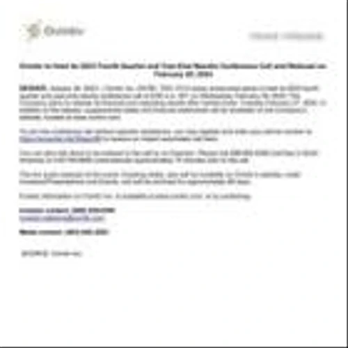 Ovintiv to Host its 2023 Fourth Quarter and Year-End Results Conference Call and Webcast on February 28, 2024