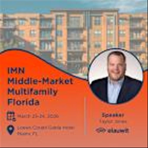 Elauwit Connection President & CTO Taylor Jones to Address ROI of Resident Technology at IMN Middle-Market Multifamily Forum
