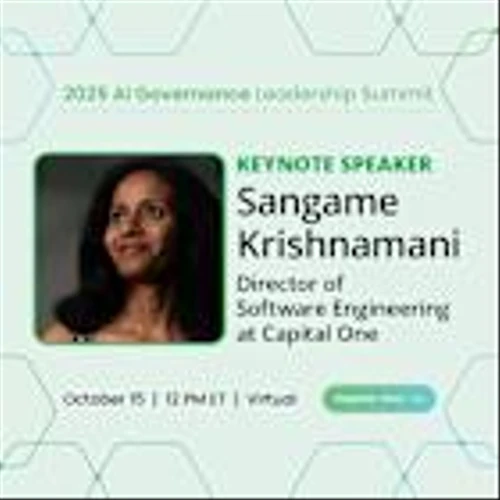 Enterprise AI Expert Sangame Krishnamani, Director of Software Engineering at Capital One, Announced as Keynote Speaker for ModelOp Virtual 2025 AI Governance Leadership Summit