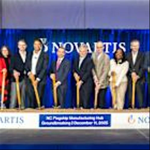 Novartis breaks ground on flagship manufacturing hub in North Carolina