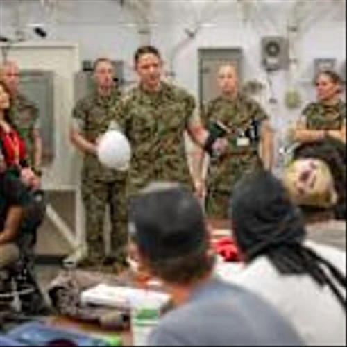 Marine Corps Enlisted Leaders Visit HII’s Ingalls Shipbuilding to Advance Veteran-to-Shipbuilding Workforce Pipeline