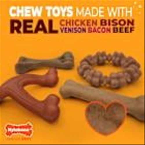 Nylabone Introduces New Collection of Dog Chew Toys Made with REAL Chicken, Bison, Venison, Bacon, and Beef