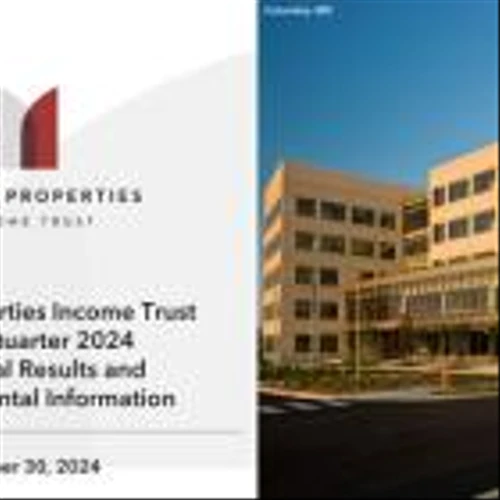 Office Properties Income Trust Announces Third Quarter 2024 Results