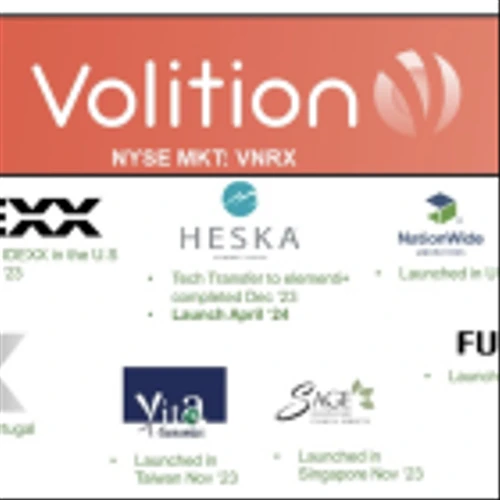 VNRX: VolitionRx Reports 2023 Results; Distribution of Nu.Q Vet Test Expanding; Nu.Q Discover Growing; Two Key R&D Efforts in 2024/25: 1) Breakthrough Cancer Detection Method (Capture -PCR) 2) Nu.Q NET for Sepsis