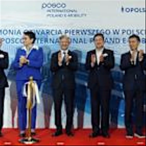 Posco completes EV drive motor plant in Poland