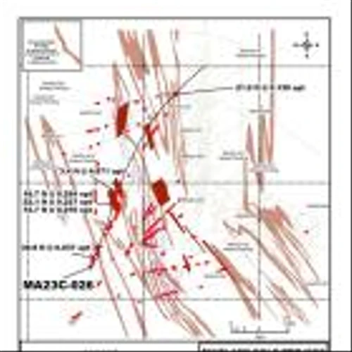 Dakota Gold Intersects Multiple High-Grade Zones with Visible Gold Mineralization, Including 4.871 oz/ton Au over 3.4 ft (167.0 g/t over 1.0 m), 1200 feet South of the JB Gold Zone on Its Maitland Gold Project