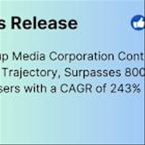 Thumzup Media Corporation Continues Growth Trajectory, Surpasses 800 Advertisers with a CAGR of 243%