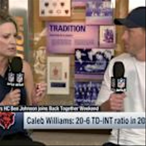 Bears HC Ben Johnson breaks down Caleb Williams' improvement 'Back Together Weekend'