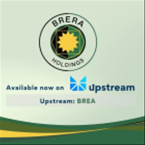 Brera Holdings PLC Commences Trading on Upstream Under BREA
