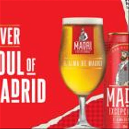 MADRI EXCEPCIONAL, INSPIRED BY THE SOUL OF MADRID AND THE FASTEST-GROWING BEER IN THE UNITED KINGDOM, LANDS IN CANADA