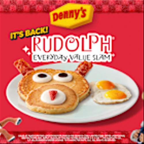 Denny’s Brings Holiday Cheer to the Booth with Rudolph the Red-Nosed Reindeer® Pancakes and Special Holiday Gifts