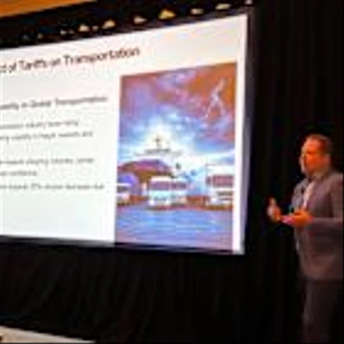 As shippers adjust to tariffs, the message at Momentum is: Don’t forget the TMS