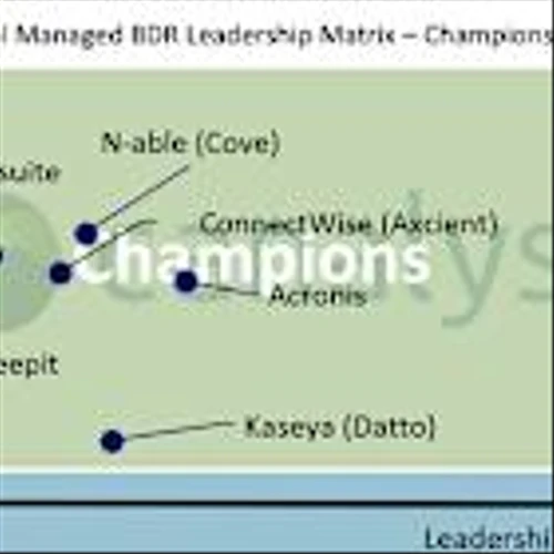 N-able Is a Champion in Canalys Managed BDR Leadership Matrix for Second Consecutive Year