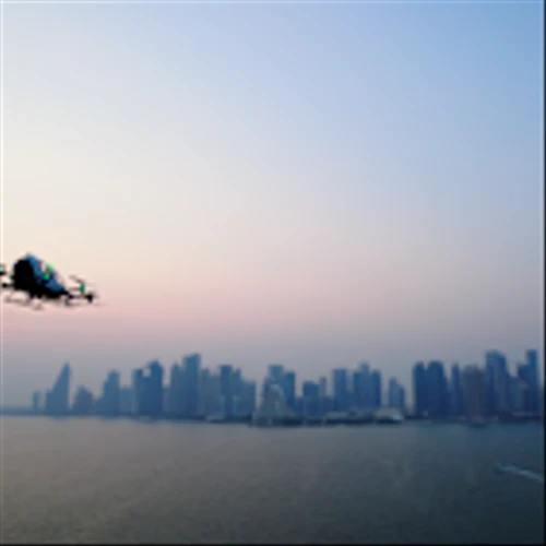 EHang EH216-S Conducts First Urban Human-Carrying Pilotless eVTOL Flights in the Middle East, Partnering with Qatar’s Ministry of Transport