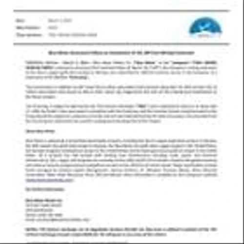 Blue Moon Announces Follow on Investment of C$1.2M from Mining Contractor