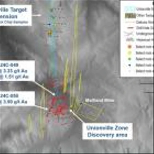 Dakota Gold Corp. Intercepts 3.33 Grams/Tonne Gold over 9.9 Meters of Tertiary Epithermal Mineralization in the Unionville Zone