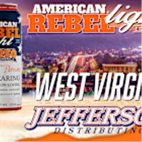 American Rebel Holdings, Inc. (NASDAQ: AREB) announces a partnership with Jefferson Distributing to launch American Rebel Light Beer in West Virginia’s Eastern Panhandle, expanding distribution across Jefferson, Morgan and Berkeley Counties