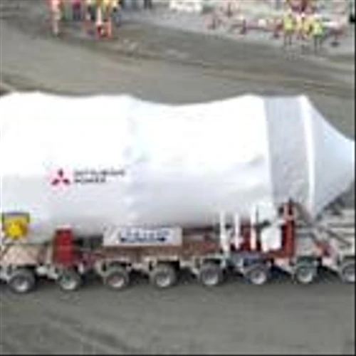 First new natural gas turbine delivered to Georgia Power's Plant Yates