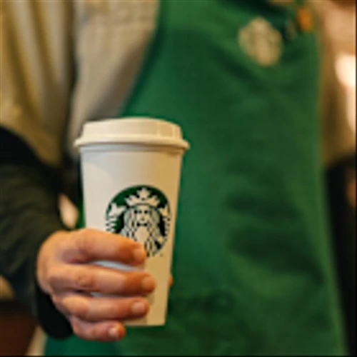 Starbucks saw positive same-store sales for the first time in almost two years