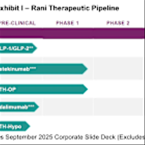 RANI: Third Quarter Results